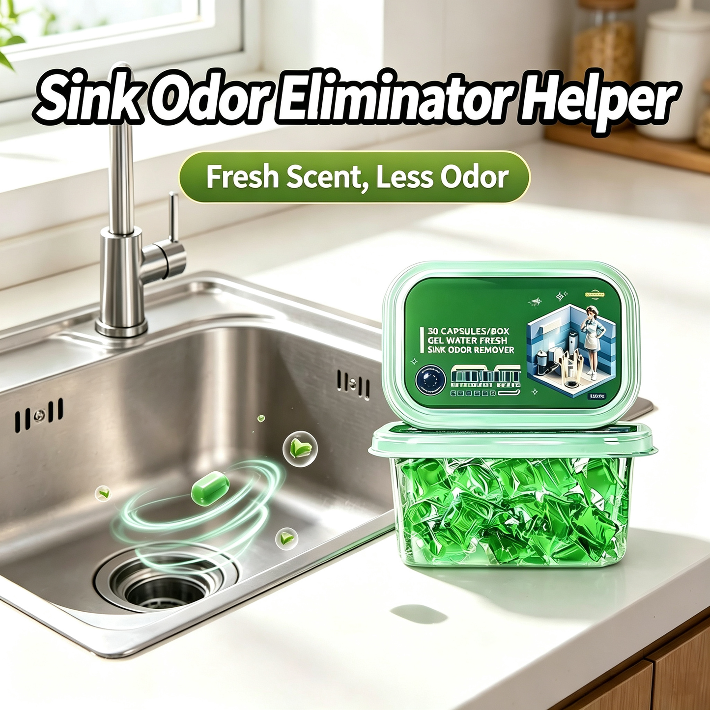 🔥48% OFF 50-Pack Drain Freshening Pods – Drop In & Freshen Up