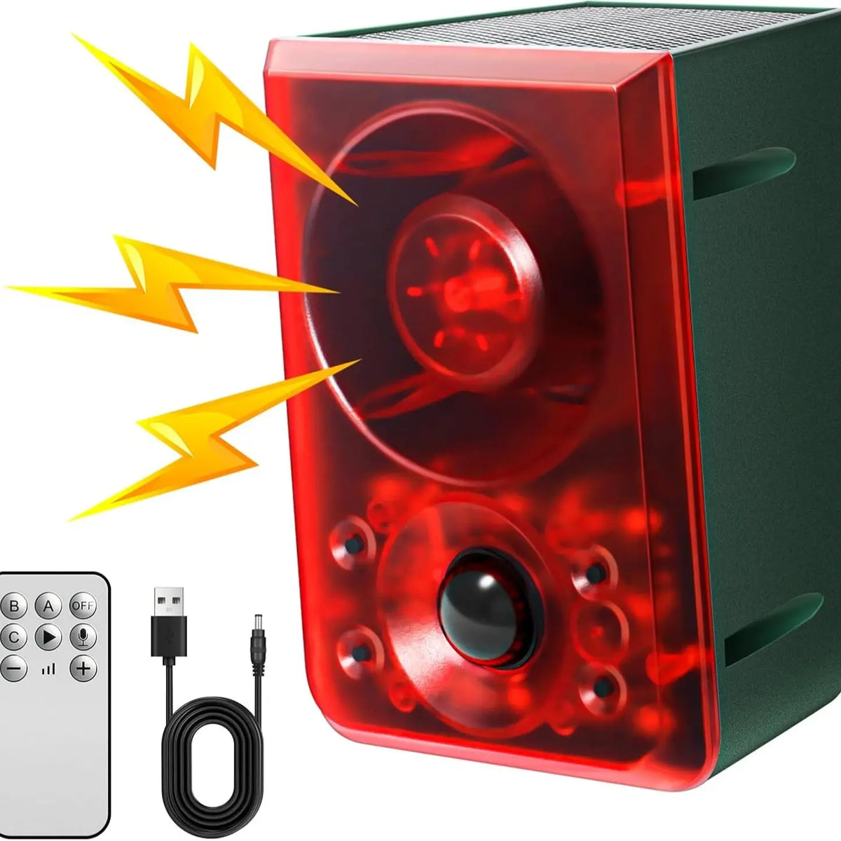 🚨 49% OFF Solar Motion Sensor Wildlife Alarm ☀️ 130dB Outdoor Deterrent