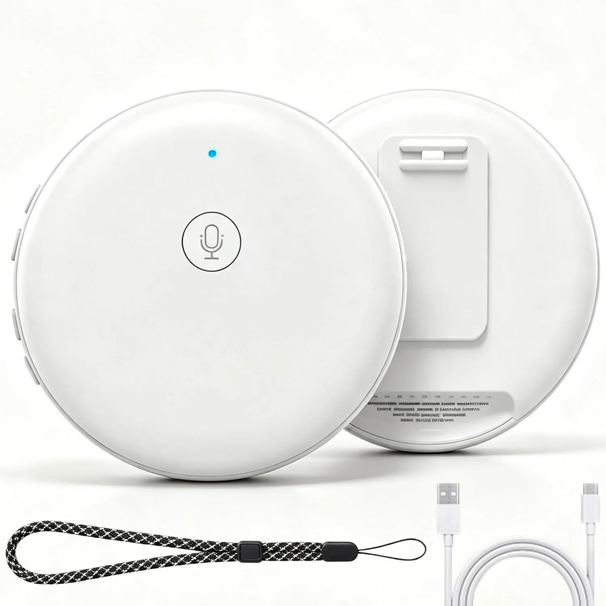๐ AI Wearable Translator โ 165+ Language Two-Way Voice Translation Device, Real-Time AI Language Translator with Smart Learning, Bluetooth Connectivity for Travel, Work & Everyday Conversations