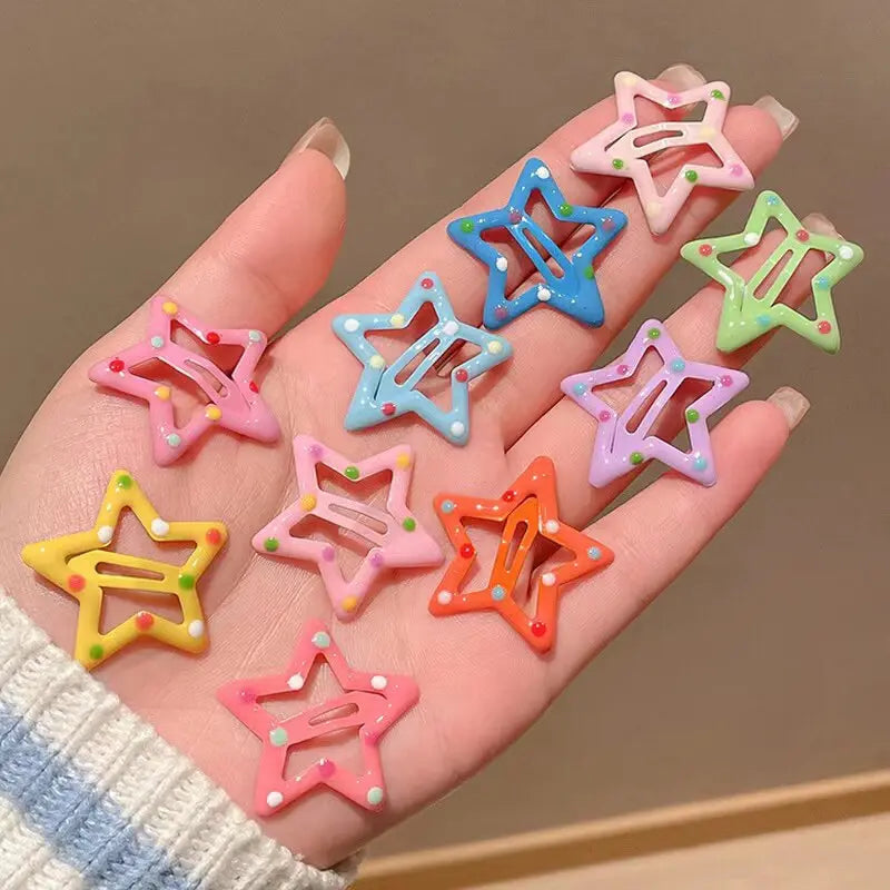 β 49% OFF 30PCS Colorful Star Hair Clips β Cute Snap Clips for Braids, Buns & Everyday Styles