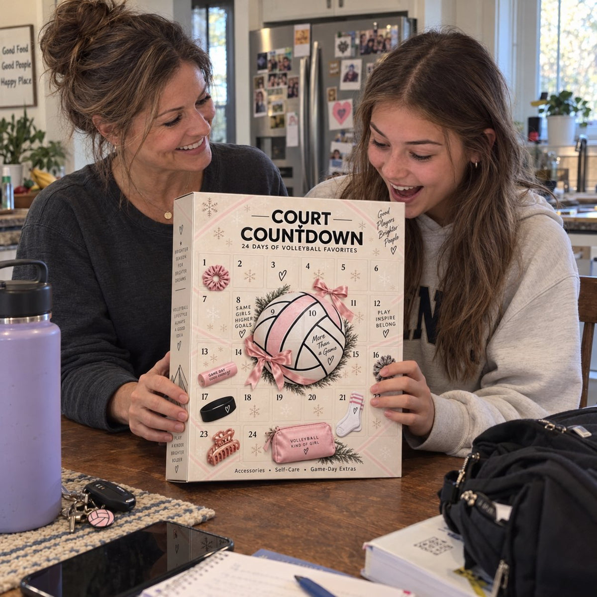 β³ Last Day 64% OFF β π 2026 Volleyball Advent Calendar | 24 Mystery Doors with Sporty Surprises for Players & Volleyball Fans π