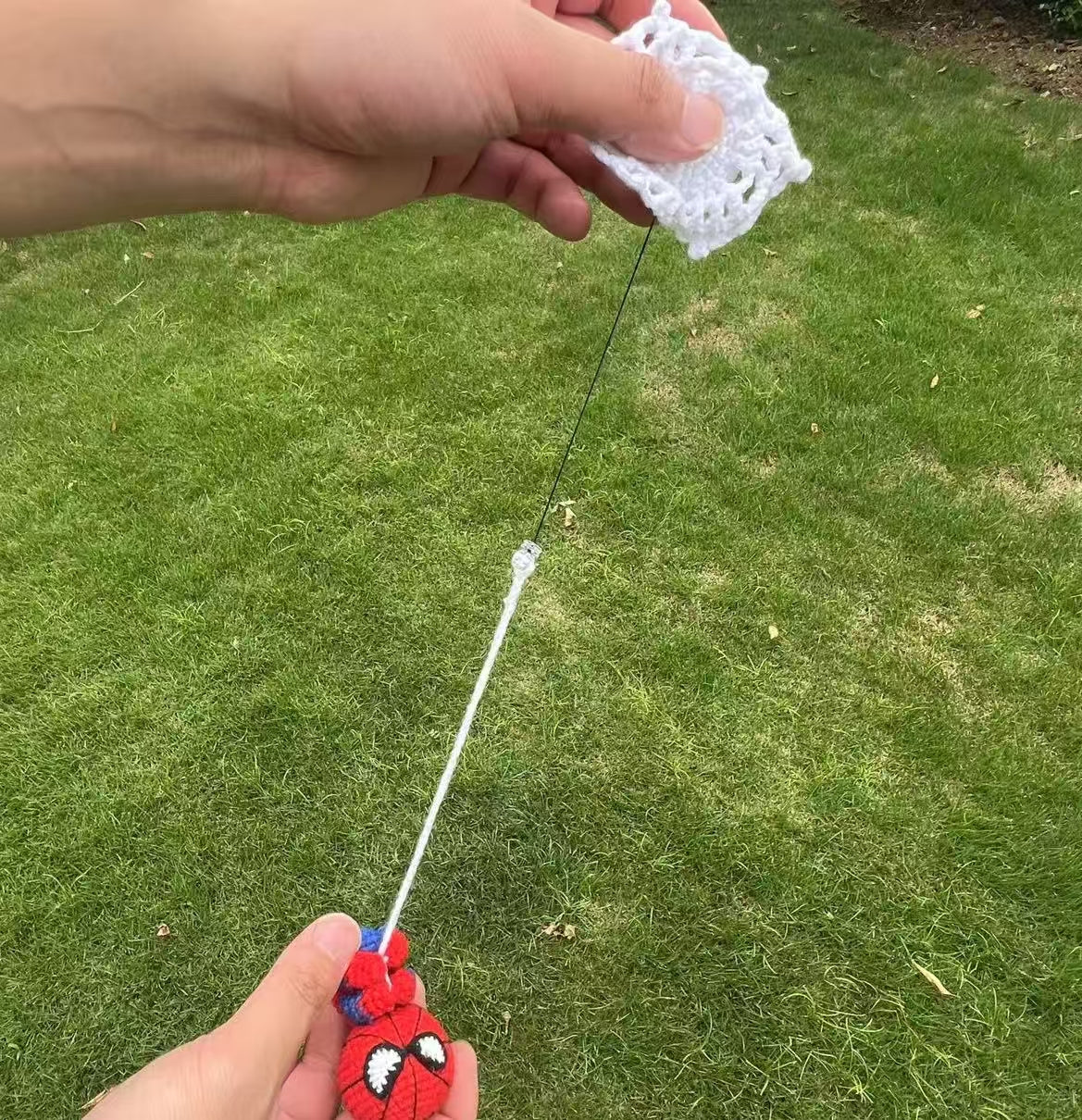 Handcrafted Crochet Web Toy – Unique Stretch & Bounce Interactive Gift