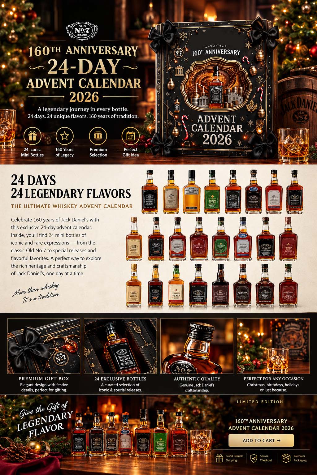 ⏰Limited Stock 60% OFF🍾160th Anniversary Advent Calendar 2026