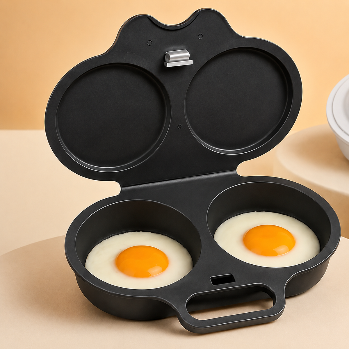 🥚 Microwave Egg Cooker – Perfect poached eggs in 2 mins, no oil & splash-proof – Quick, healthy & mess-free breakfast 🌿