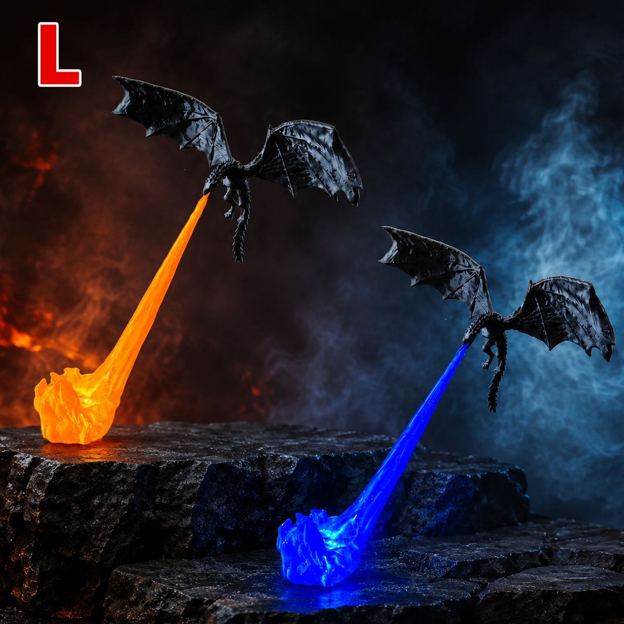 ππ 3D Dragon LED Book Nook Light π₯ Magical Fantasy Shelf Decor