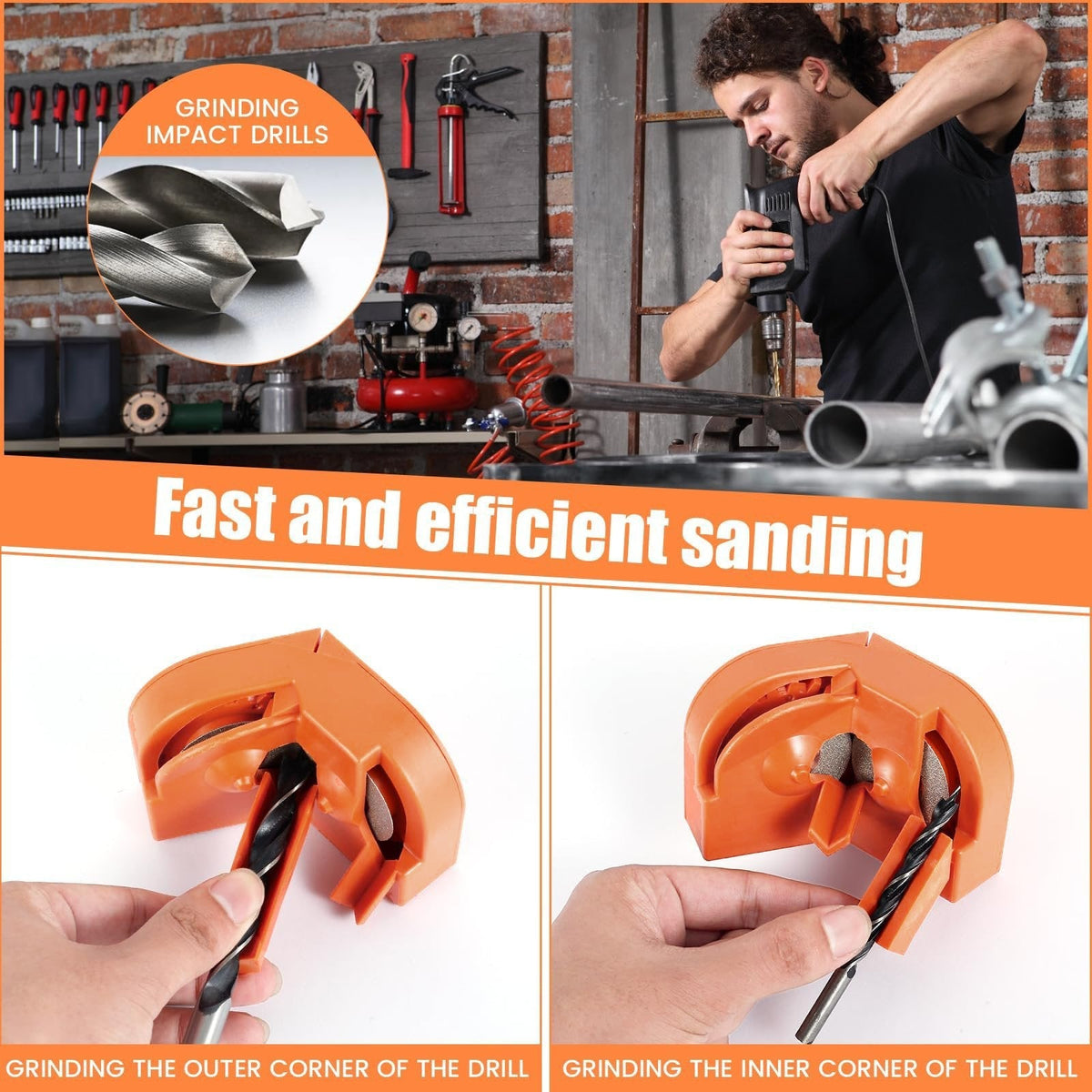 π₯ 48% OFF Drill Bit Sharpener Kit β Restore Dull Bits in Minutes