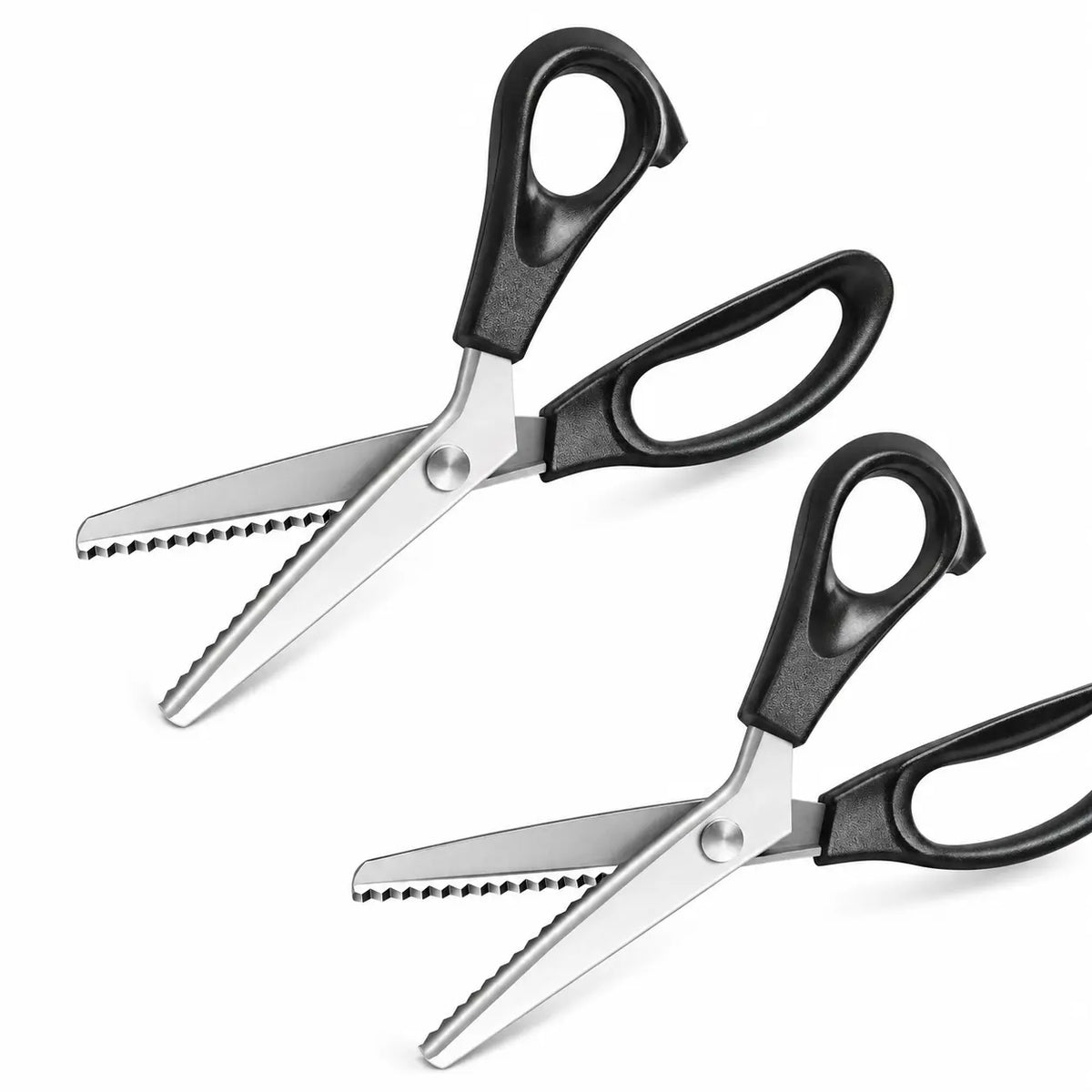 🔥 50% OFF Stainless Steel Pinking Shears – Sharp Zig Zag Fabric Scissors