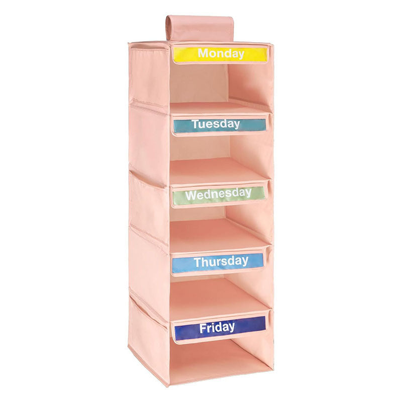 ✨ 50% OFF 5-Tier Weekly Outfit Organizer – Make School Mornings Easier