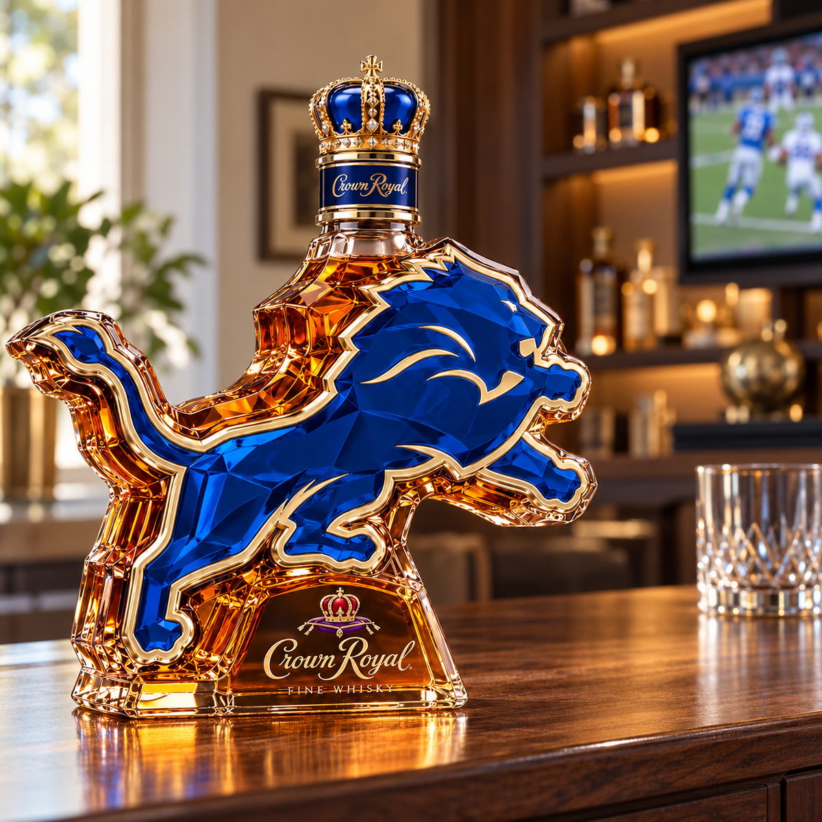 š¦ Lions Pride Collectorās Bottle š Sculpted Lion Design & Gift Box