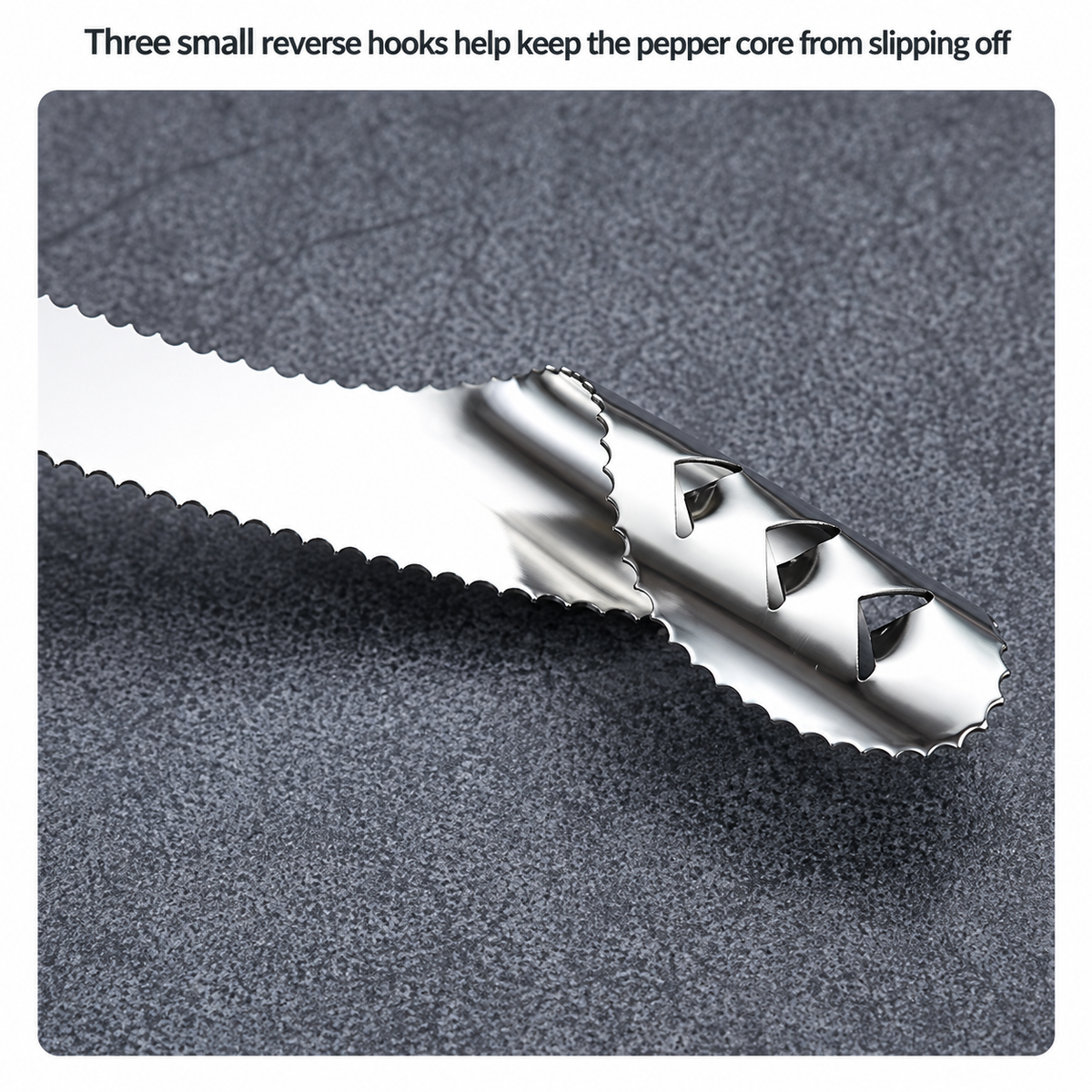 Pepper Corer Tool 🌶️ Easy Chili Seed Remover Kitchen Gadget