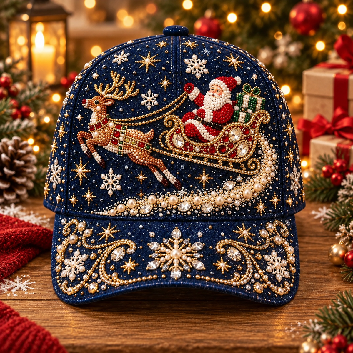 π Christmas Graphic Baseball Cap | 7 Festive Adjustable Styles