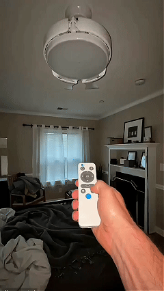 💡New E27 Socket Ceiling Fan Light - 2-in-1 Silent LED Fan with Remote Control