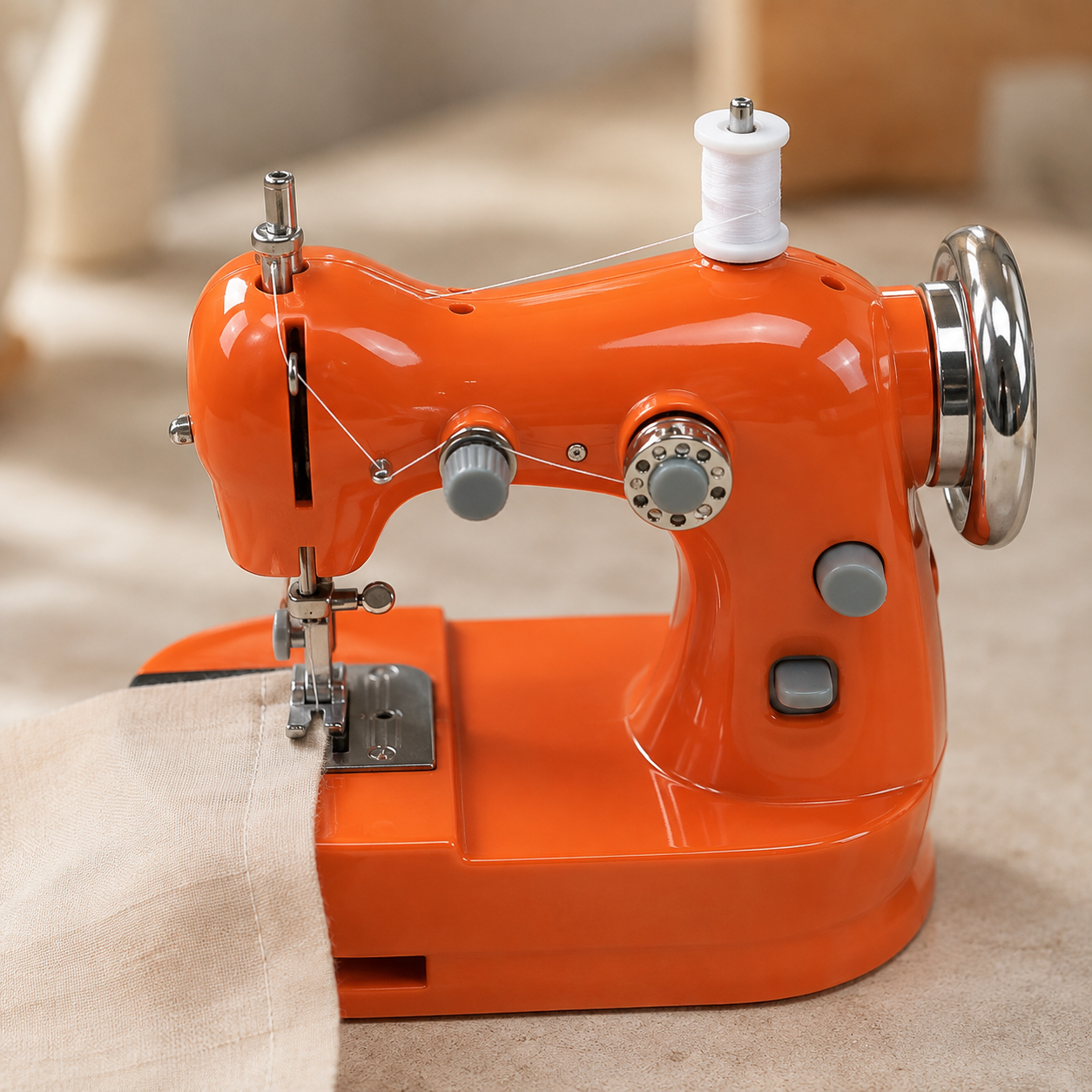 š§µMini Electric Sewing Machineā Compact Beginner-Friendly Sewing Machine for Home & DIY