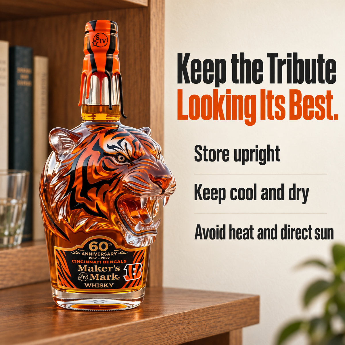 š
Bring the Roar Home š„ Orange & Black Collectorās Bottle