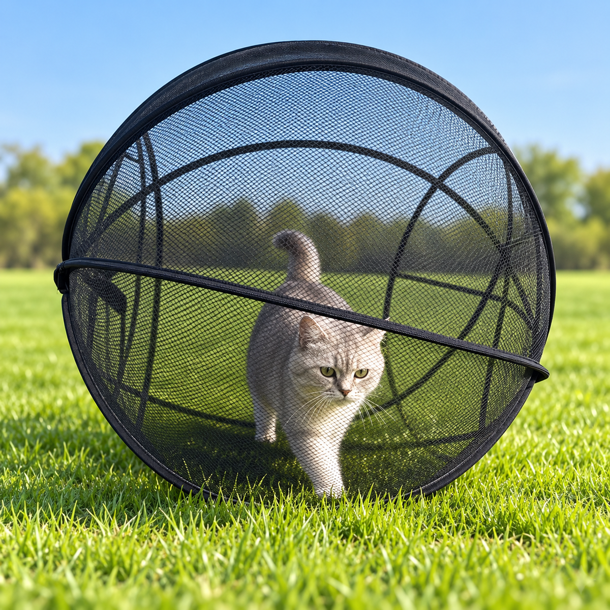 π Pop-Up Mesh Cat Playpen β Roomy 32-Inch Indoor & Outdoor Enclosure