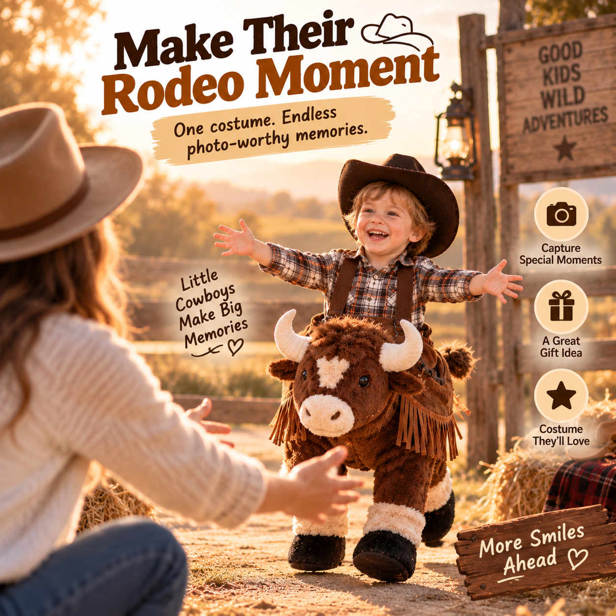 π€ Baby Cowboy Outfit Costume | Cute Western Halloween Outfit For Toddlers