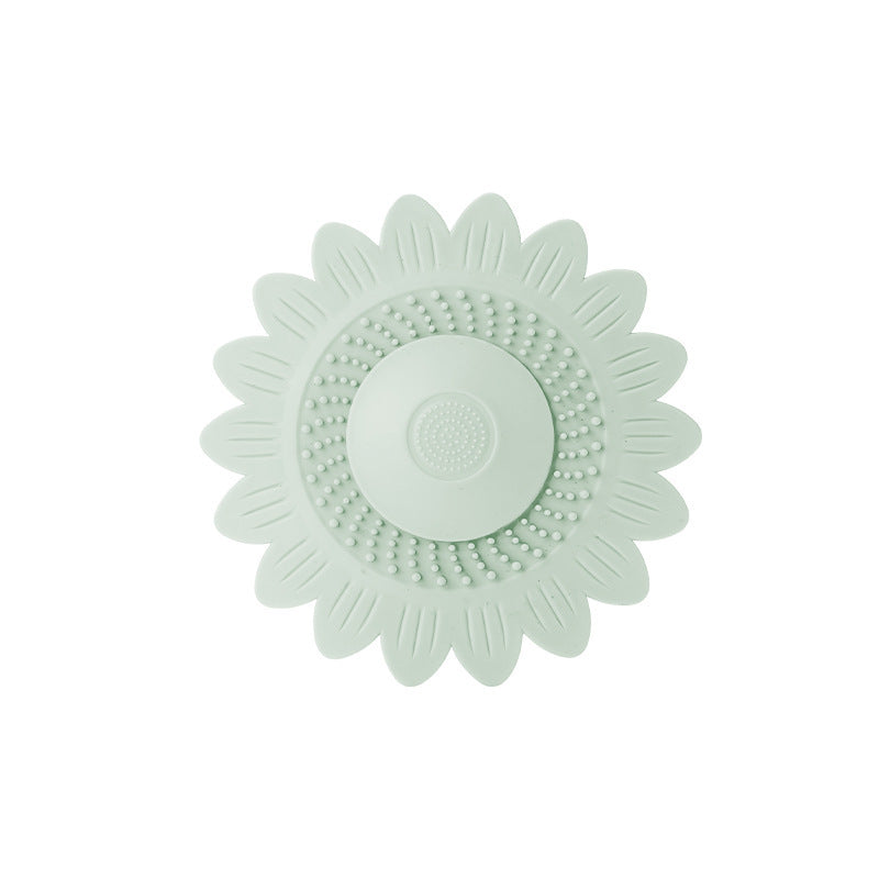 π» 50% OFF Sunflower Silicone Drain Cover β Hair Catcher, Odor Blocker & One-Press Drain π§