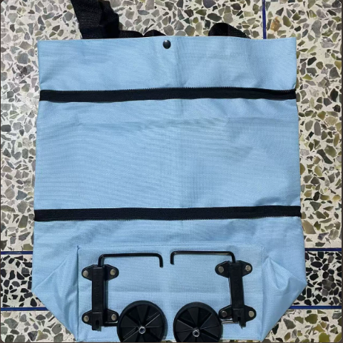 🛍️Foldable Wheeled Grocery Bag – Roll More and Carry Less
