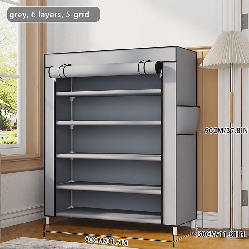 👟 Home Organization Sale 50% OFF — Large Capacity Shoe Storage Cabinet | Multi-Level Entryway Shoe Organizer With Dust Cover
