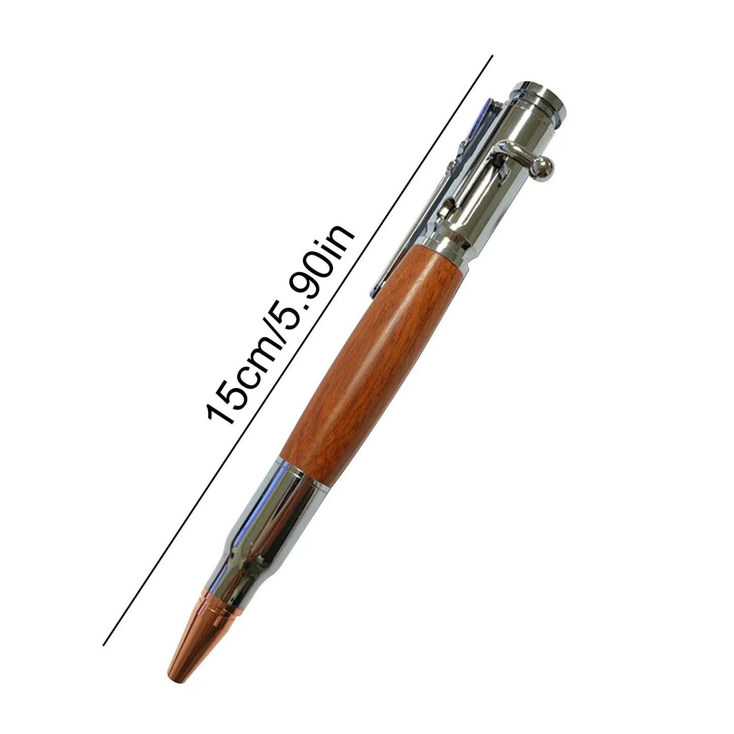 š100% Handmade Bolt Action Wooden Bullet PenTM | Crafted From Real Wood & Bullet Casing(Jake Wilson HandmadeĀ®) - BUY 3 FREE SHIPPING