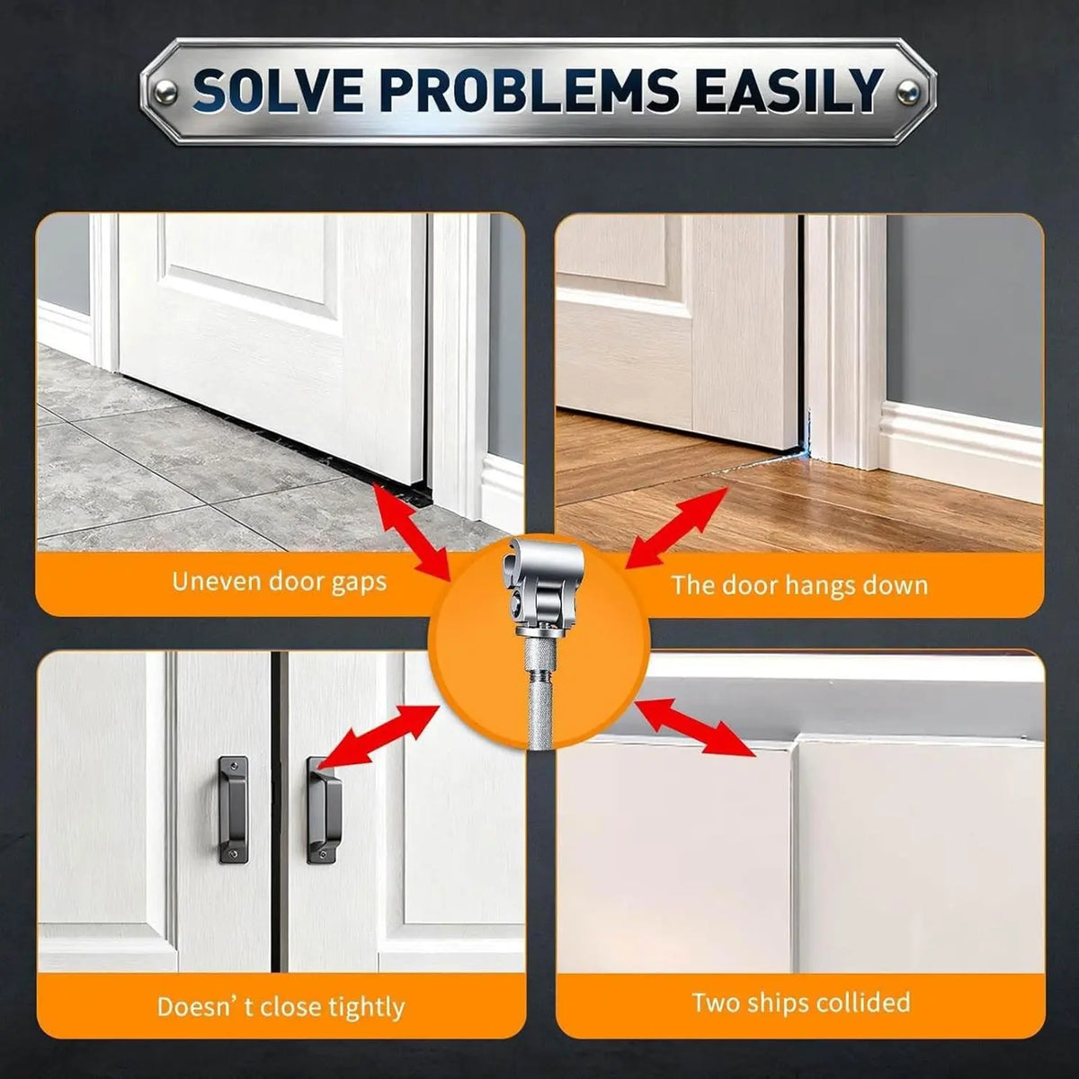 🔥 50% OFF Door Hinge Adjustment Tool for Easy Door Alignment & Repair
