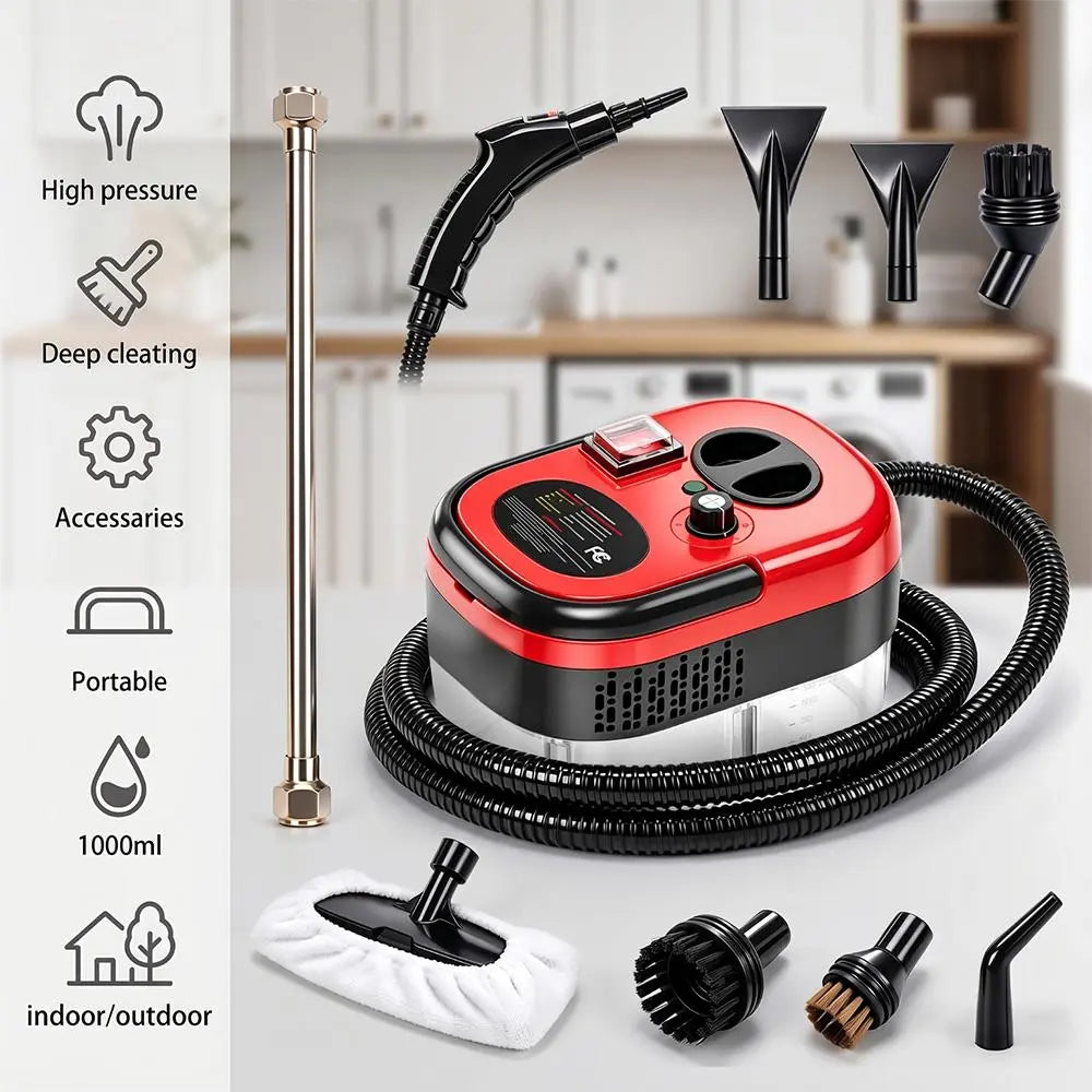 💨 Save 50% Today ✨ 3 BAR Portable Steam Cleaner for Tough Grime