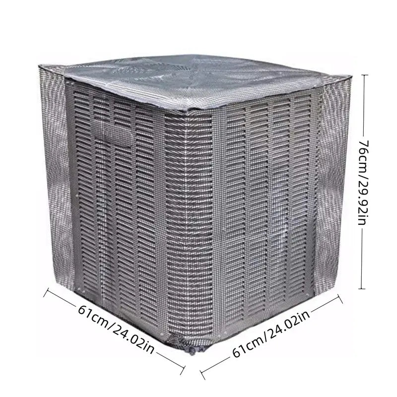 βοΈ Heavy-Duty Mesh AC Cover β All-Season Outdoor Protection