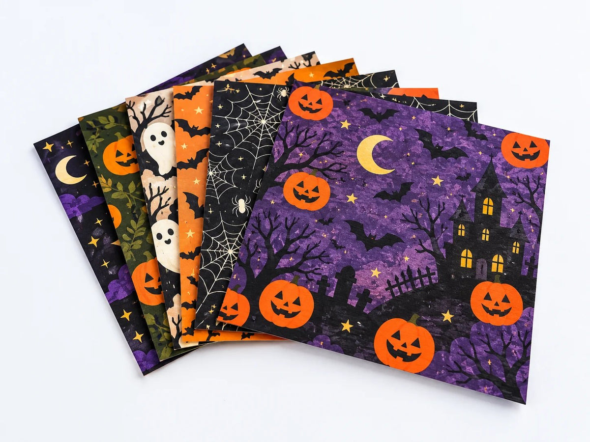 π Halloween 3D Paper Craft Kit β 50 Pre-Printed Sheets + Step-by-Step Guide