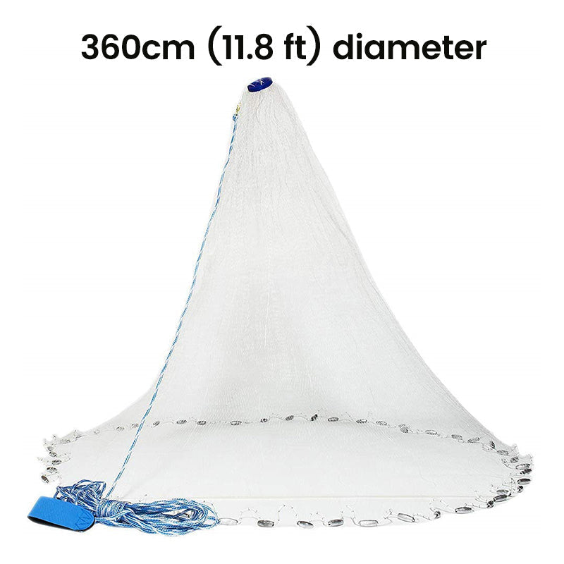 ๐ฃ LIMITED-TIME 50% OFF! โจ Easy-Throw Cast Net โ Heavy-Duty Mesh, Rapid Sinking, Versatile ๐