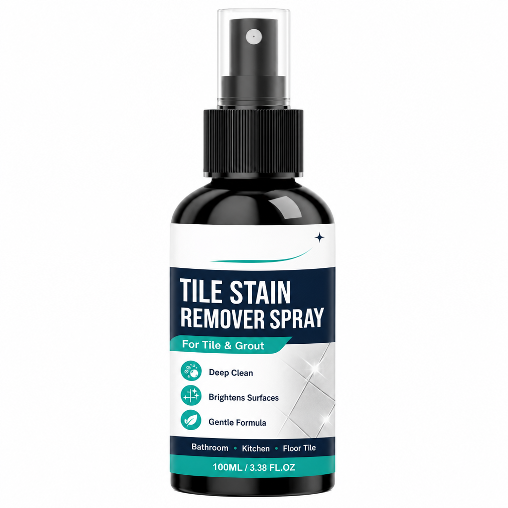 ✨ Deep Grout Stain & Mold Remover Spray - Fast Tile Cleaning Formula