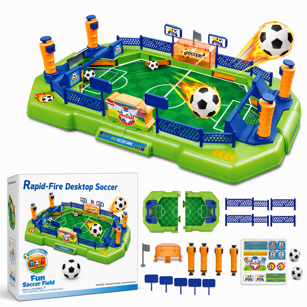 ⚽ Two-Player Tabletop Soccer Game - Interactive Desktop Football Board