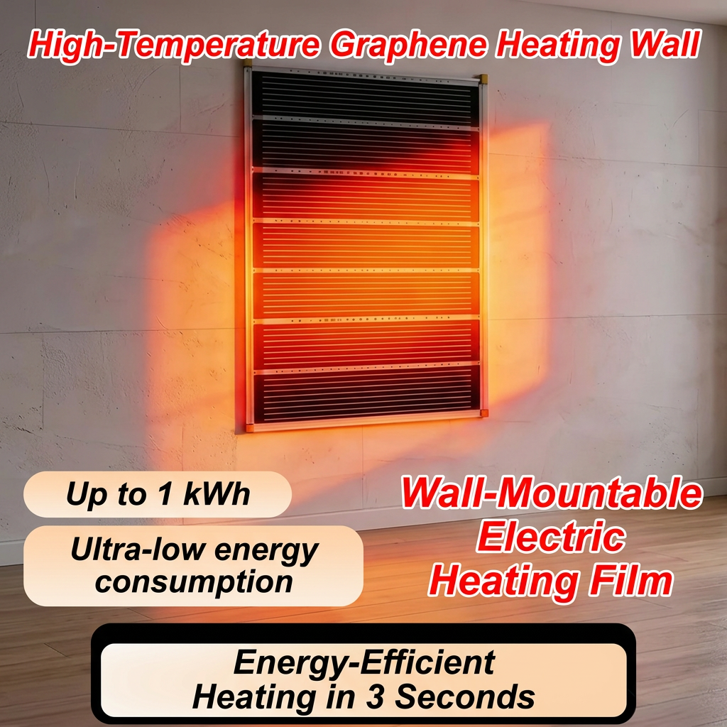 π₯3-Second Rapid Heating Honeycomb Graphene Far-Infrared Ceramic Wall Heater β Low Noise & Energy Efficient Indoor Wall Mount Heater