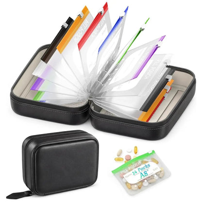 🔥 Limited-Time Deal 💊 14-Pouch Portable Pill Organizer – Stay Organized at Home or On the Go ✨