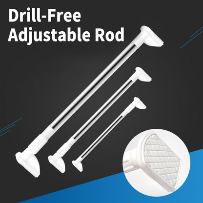 Heavy-Duty No-Drill Adjustable Tension Rod