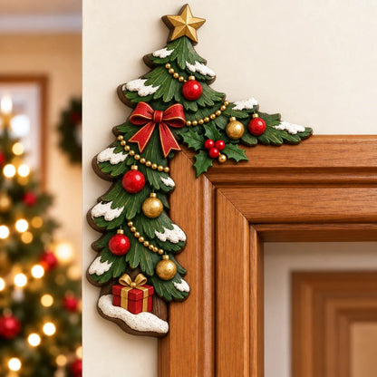 🎅Christmas Peekaboo Door Frame Corner Decor丨Size: 20 cm🎄