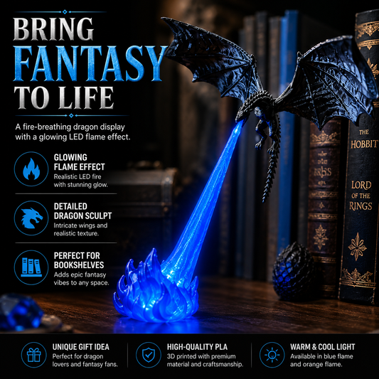 🎁 LED Dragon Book Nook Decor – Epic Gift for Fantasy Lovers 48% OFF