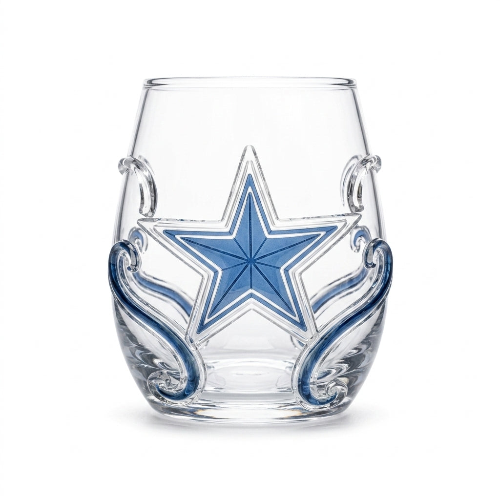 🏈 Football Drinking Glass – Statement Game Day Tumbler for Watch Parties & Victory Toasts