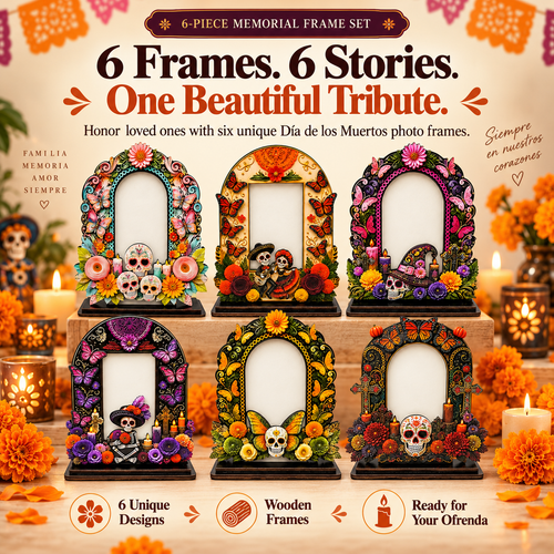 ⏳ Last Day 50% OFF🔥Day of the Dead Commemorative Photo Frame