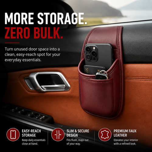 🚗 50% OFF Adhesive Car Organizer ✨ Easy Storage for Phones, Keys & Cards