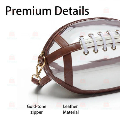 🔥 Limited-Time 50% OFF Clear Soccer Game Day Crossbody Bag 🏈