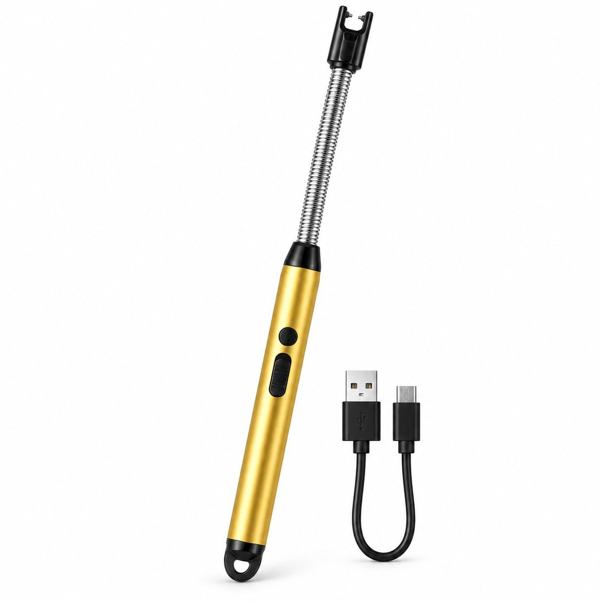 🔥Universal 360-Degree Flexible Pulse Arc Lighter with LED Battery Indicator and Windproof Design