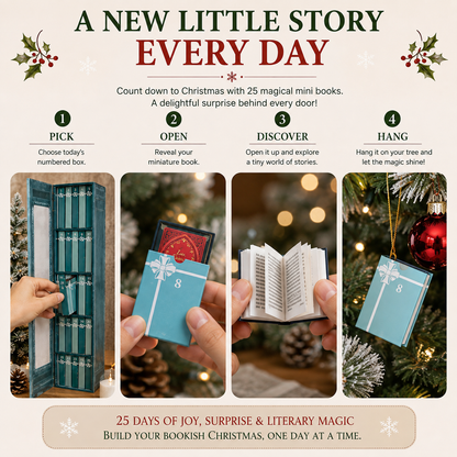 ✨ 50% OFF 25-Day Christmas Book Advent Calendar 🎁 Open Tiny Books & Create Holiday Magic