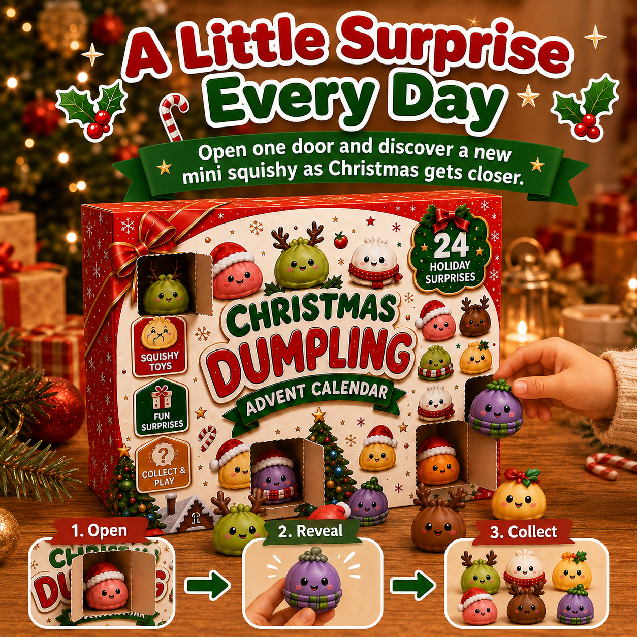 24 Days of Squishy Christmas Surprises 🎄