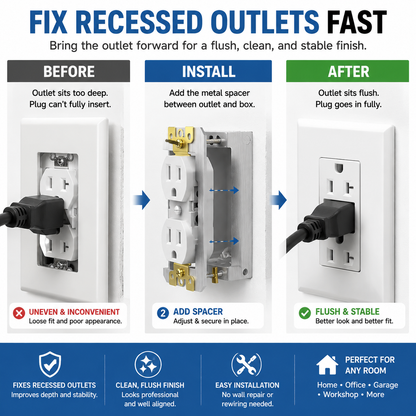 📣🔥 LAST DAY 50% OFF 🔥🔧 Outlet Leveling Spacers ⚡✨