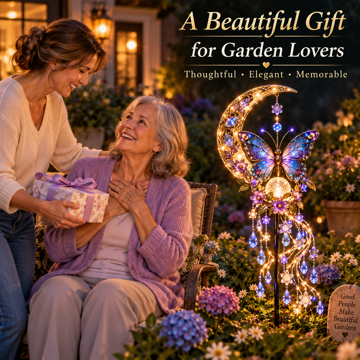 🦋 Butterfly Moonlight Garden Light – A Little Moonlight Magic for Your Garden 🎁