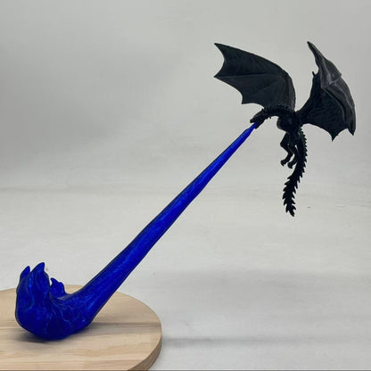 🔥 50% OFF Today 🐉 Dragon Flame Book Nook ✨ Fantasy Shelf Decor