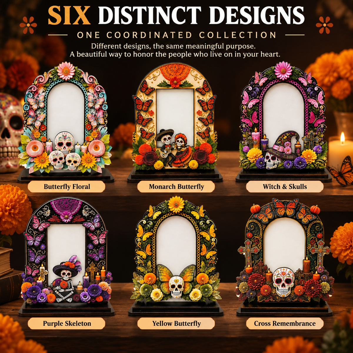 ⏳ Last Day 50% OFF🔥Day of the Dead Commemorative Photo Frame