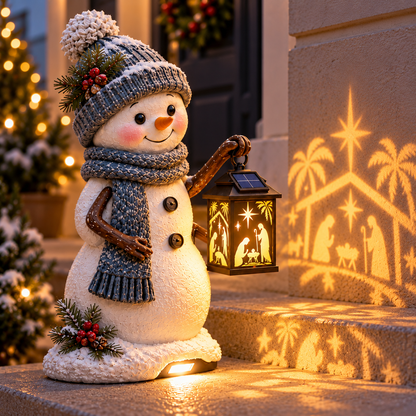 🎄 Solar Christmas Step Light ✨ 5 Festive Characters for Porch & Entryway