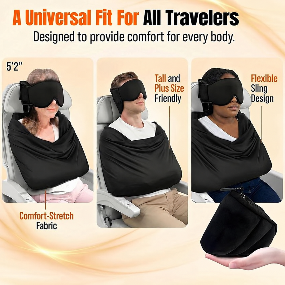 ✈️ 3-in-1 Full Support Travel Kit