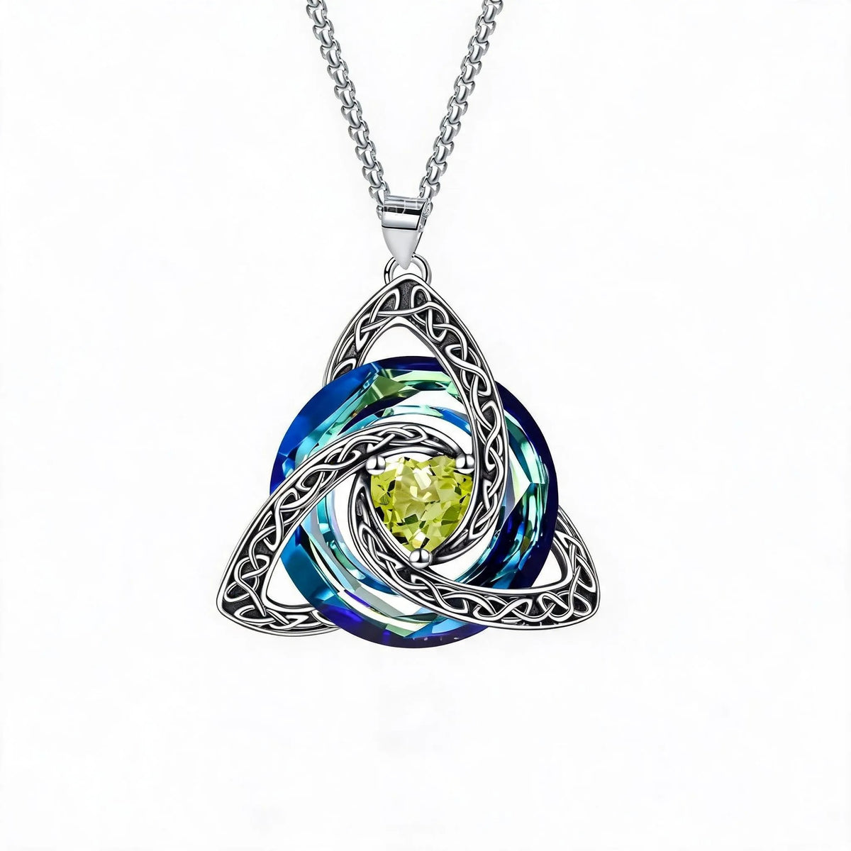 🍀 49% OFF Celtic Trinity Knot Birthstone Necklace 💎 Personalized Keepsake Gift
